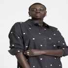 Embroidered Oversized Shirtdress image number null