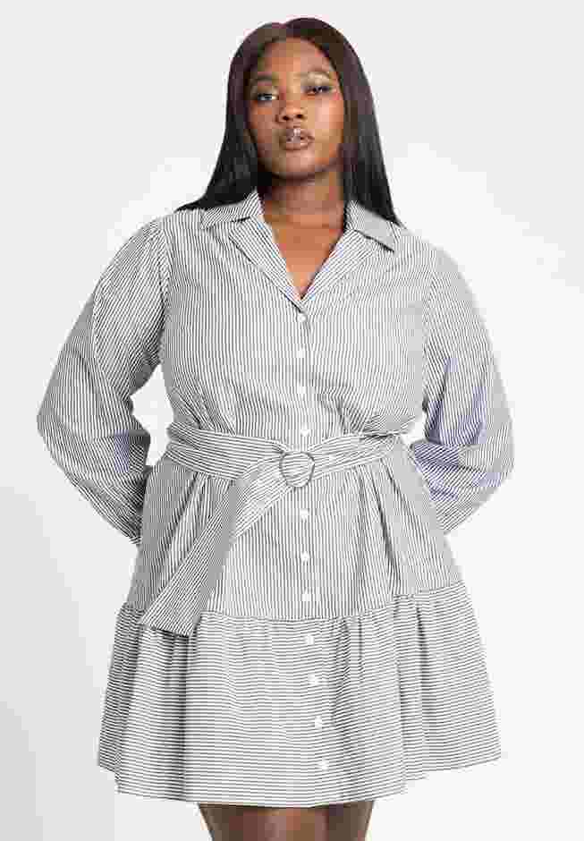  Mini Shirt Dress With Belt image number 2