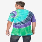 Lightweight Tie-Dye Crewneck Tee image number null