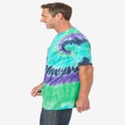 Lightweight Tie-Dye Crewneck Tee image number null