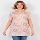 Short Sleeve Watercolor Tunic image number null