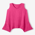 Sleeveless Hanky Hem Tunic image number null