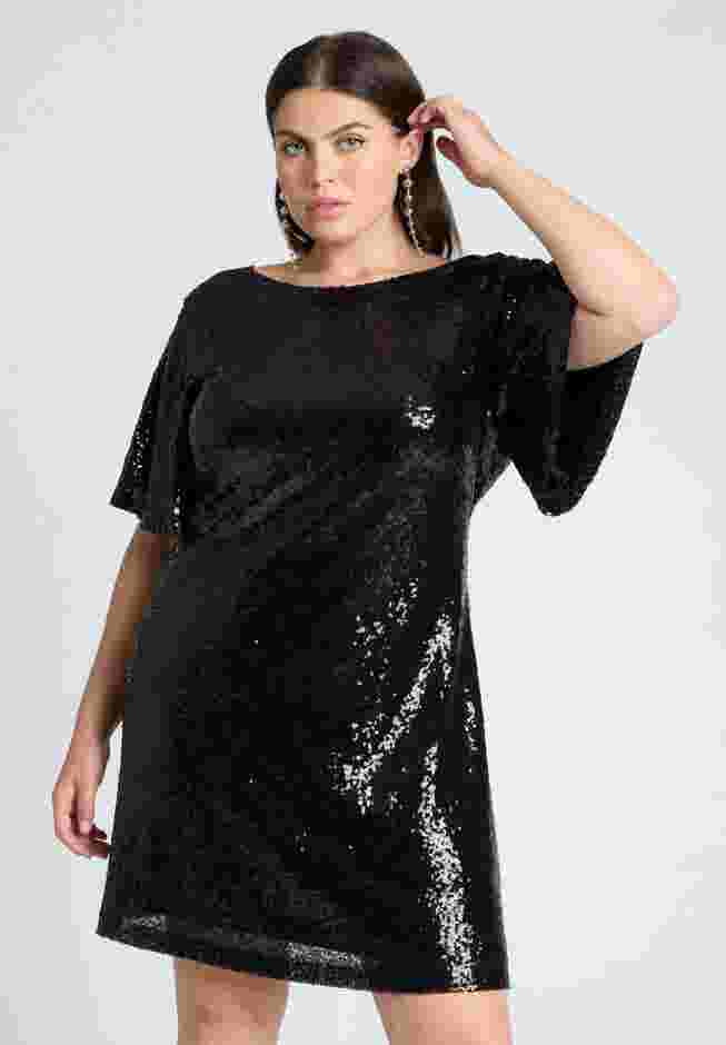 Tee Sequin Mini Dress image number 2