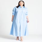 Collared Maxi Shirt Dress image number 0