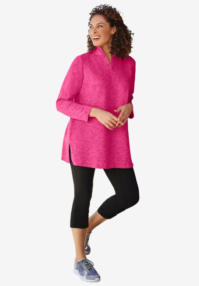 French Terry Quarter-Zip Sweatshirt image number 3