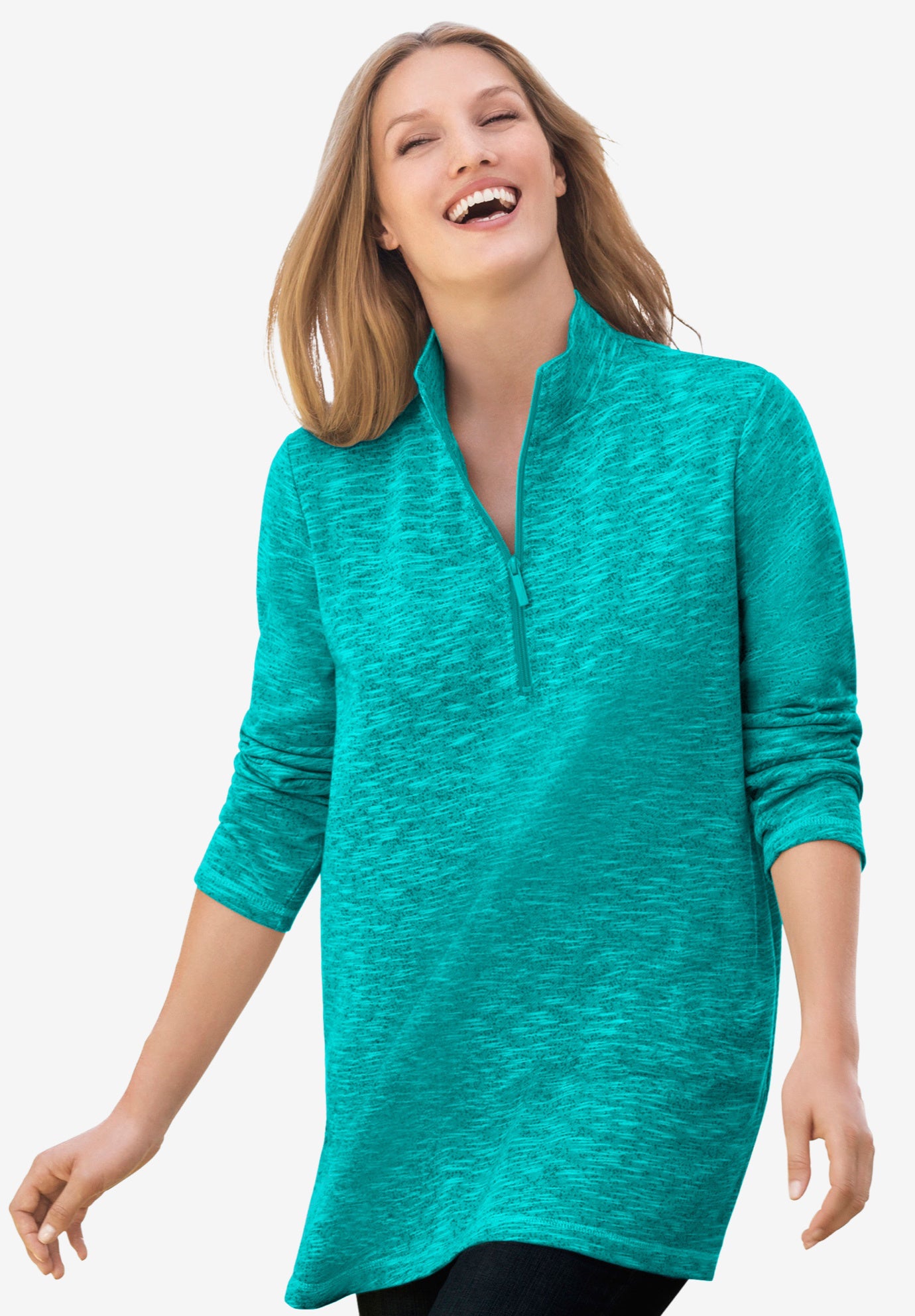 French Terry Quarter-Zip Sweatshirt image number 0