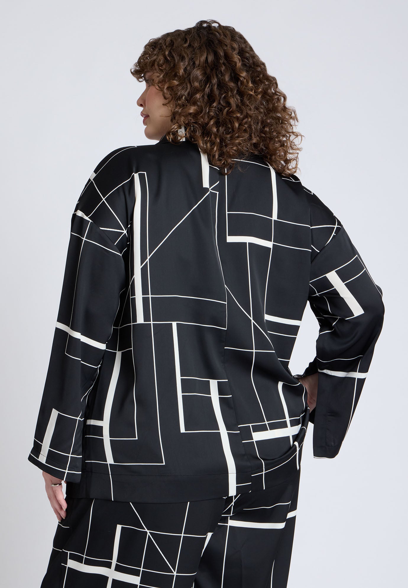 Double Breasted Oversized Shirt image number 1