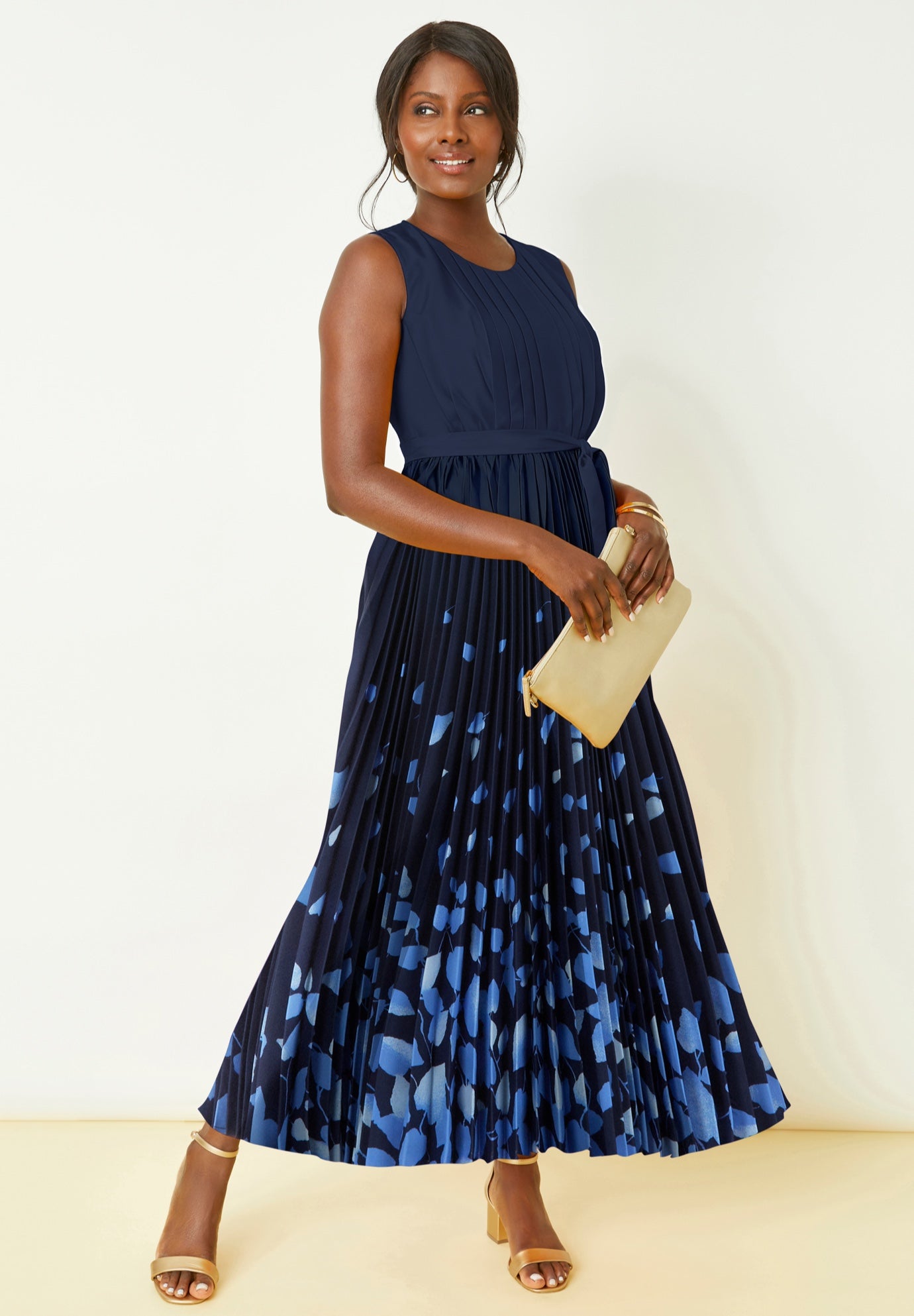 Pleated Maxi Dress image number 0