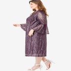 Lace Duster Jacket Dress Set image number null