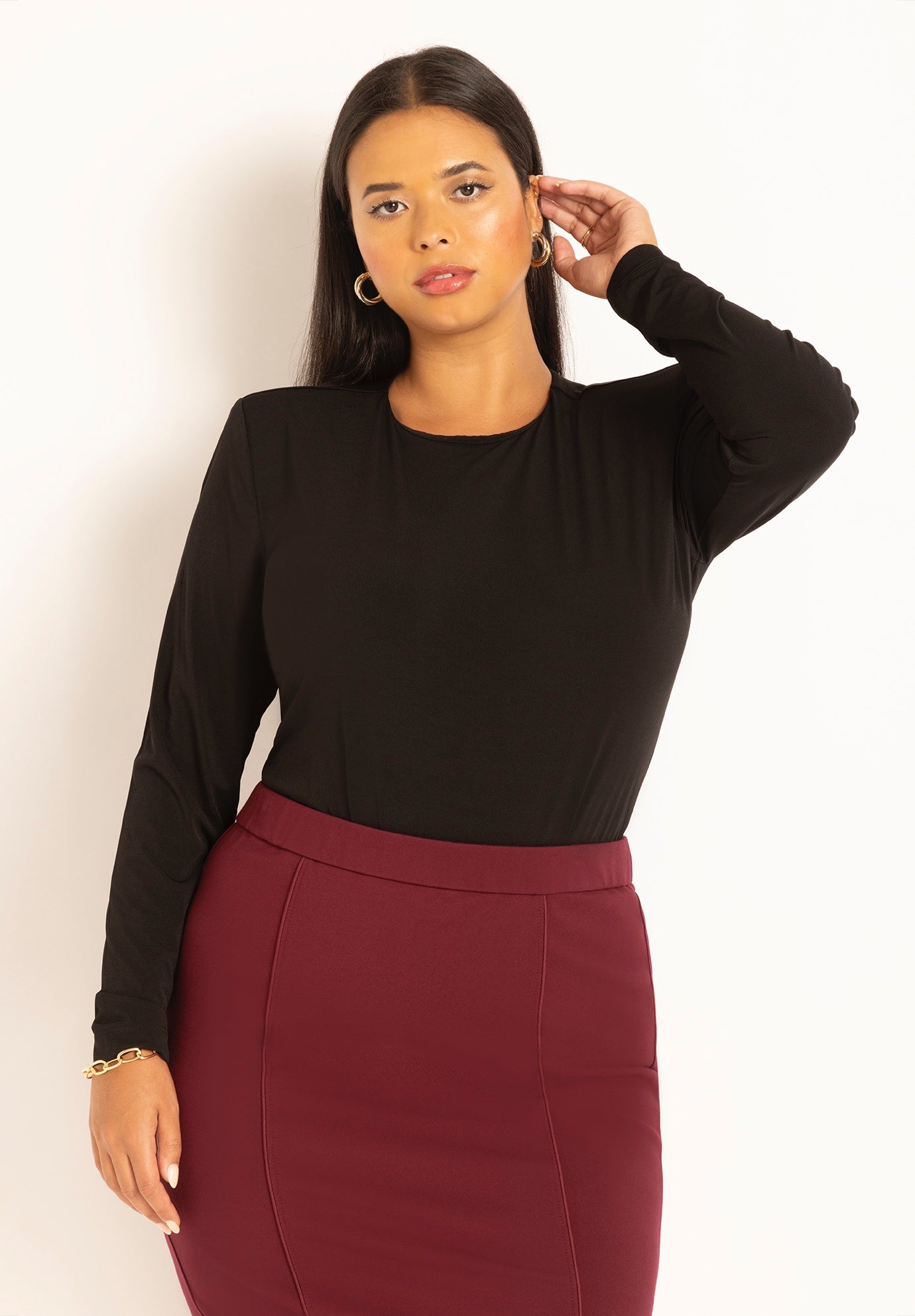 Strong Shoulder Thong Bodysuit image number 0