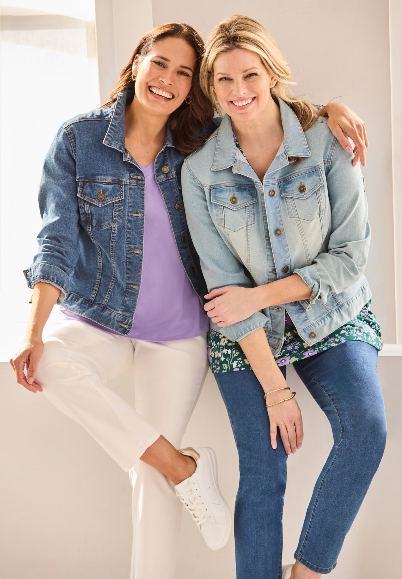 Stretch Denim Jean Jacket image number 2