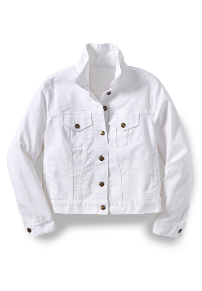 Stretch Denim Jean Jacket image number 1