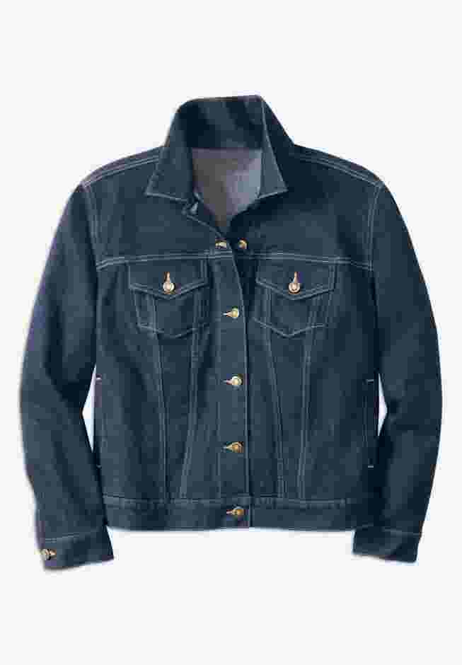 Stretch Denim Jean Jacket image number 3