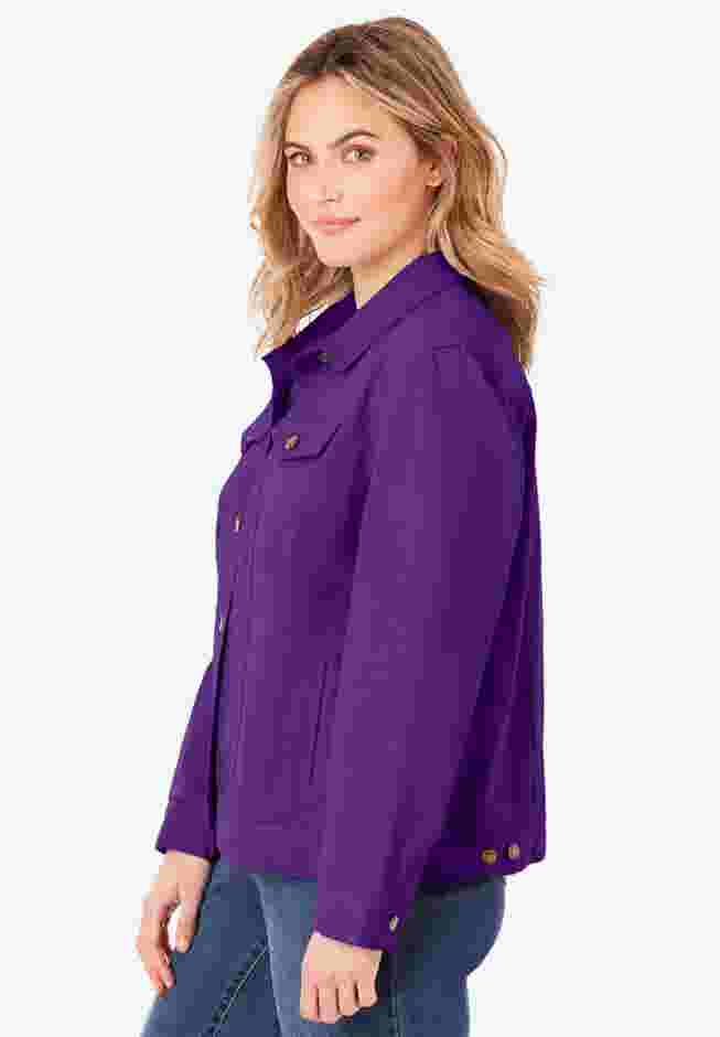 Stretch Denim Jean Jacket image number 2