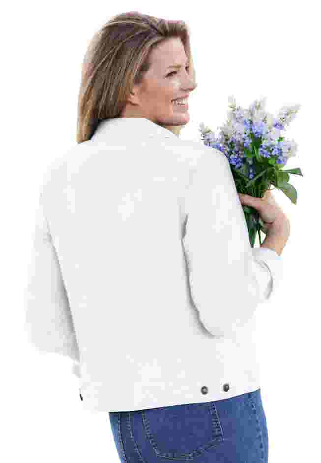 Stretch Denim Jean Jacket image number 1