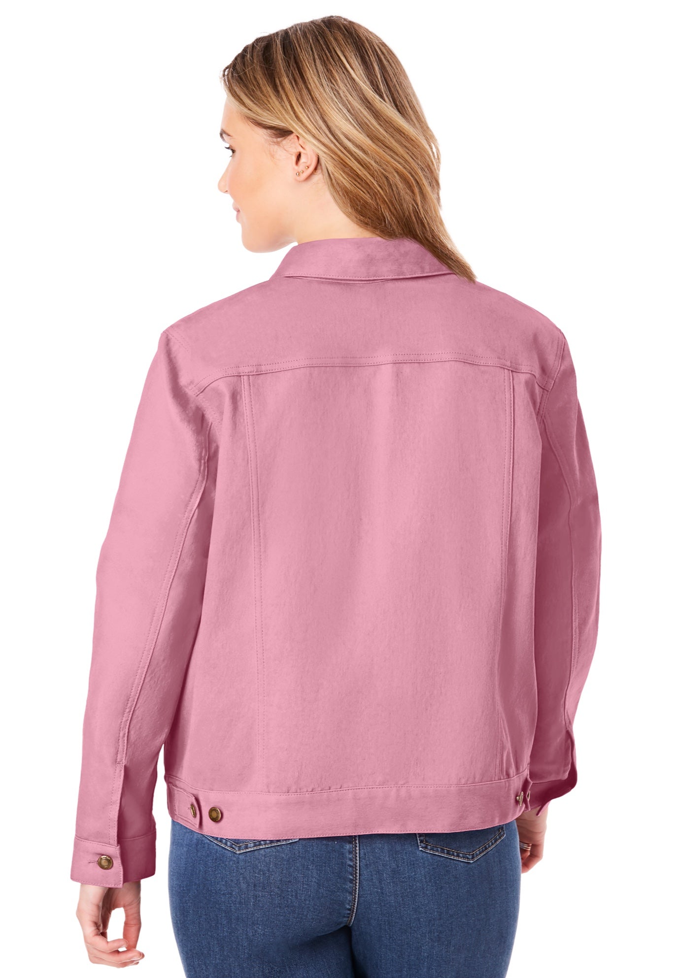 Stretch Denim Jean Jacket image number 1