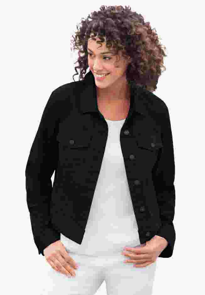 Stretch Denim Jean Jacket image number 0
