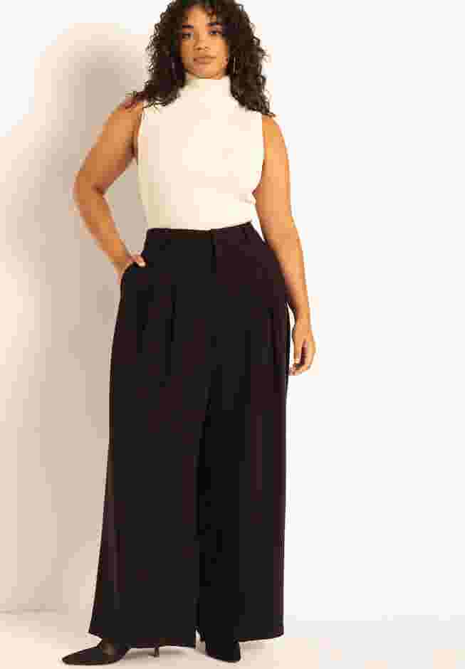 Pleat Front Wide Leg Trouser image number 0