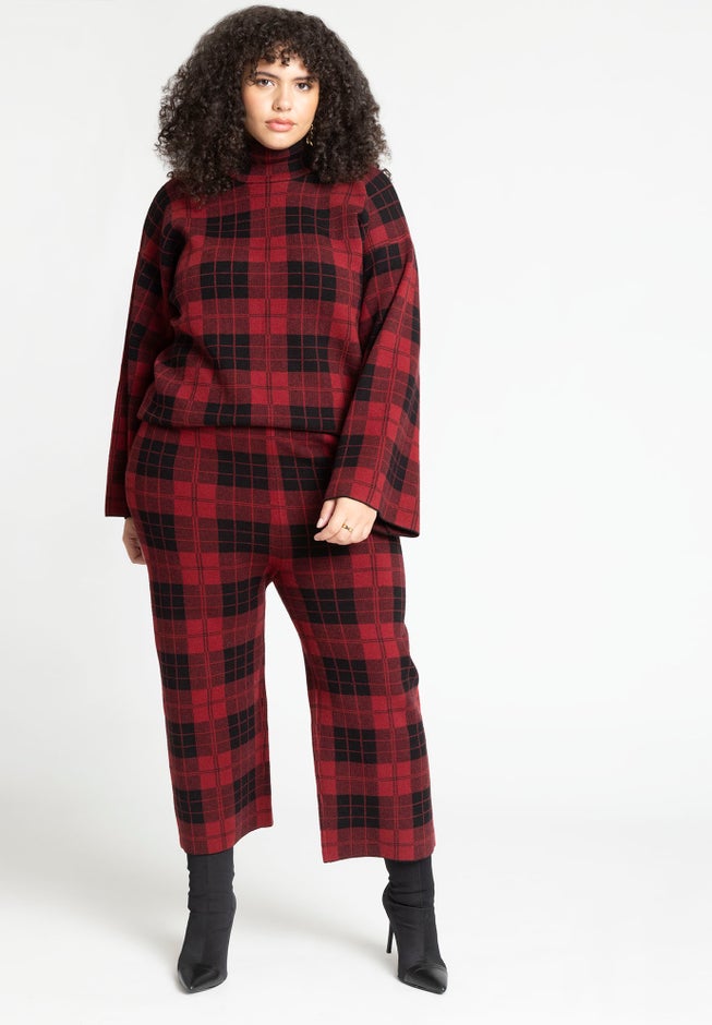 Crop Leg Sweater Pant image number null