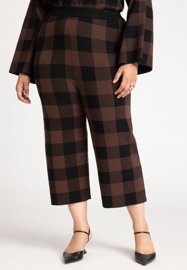 Crop Leg Sweater Pant image number null