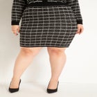 Knit Tweed Mini Skirt image number null