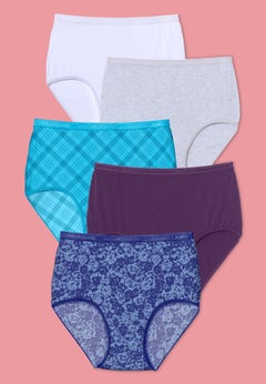 5-Pack Tag-free Full Coverage Cotton Brief
