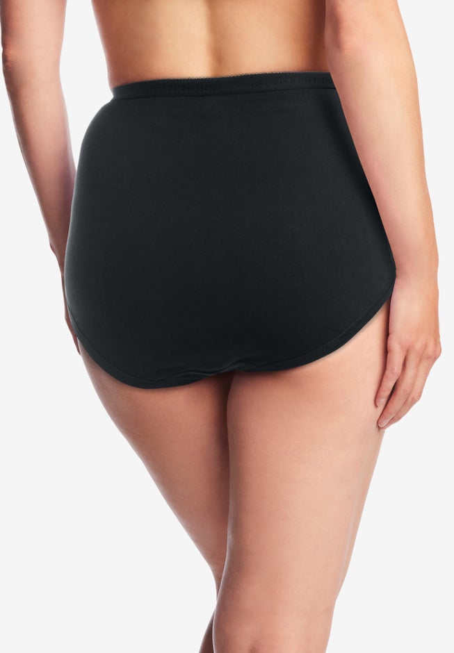 5-Pack Tag-free Full Coverage Cotton Brief image number 3