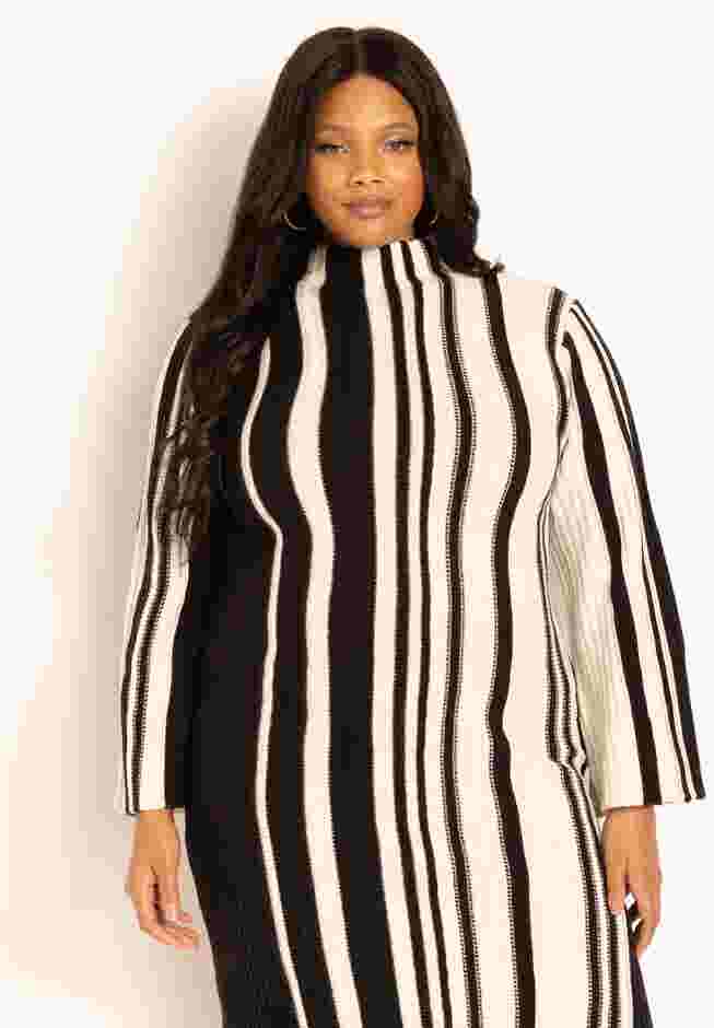 Striped Sweater Dress image number 2