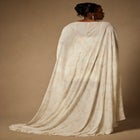 Bridal By Eloquii Mini Dress With Cape Overlay image number null