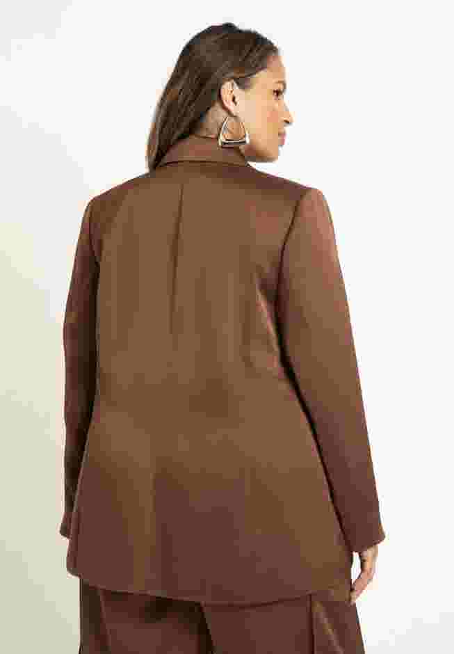 Oversized Satin Blazer image number 1