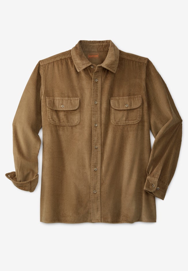 Long-Sleeve Corduroy Shirt image number 0