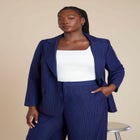 Pinstripe Blazer image number null