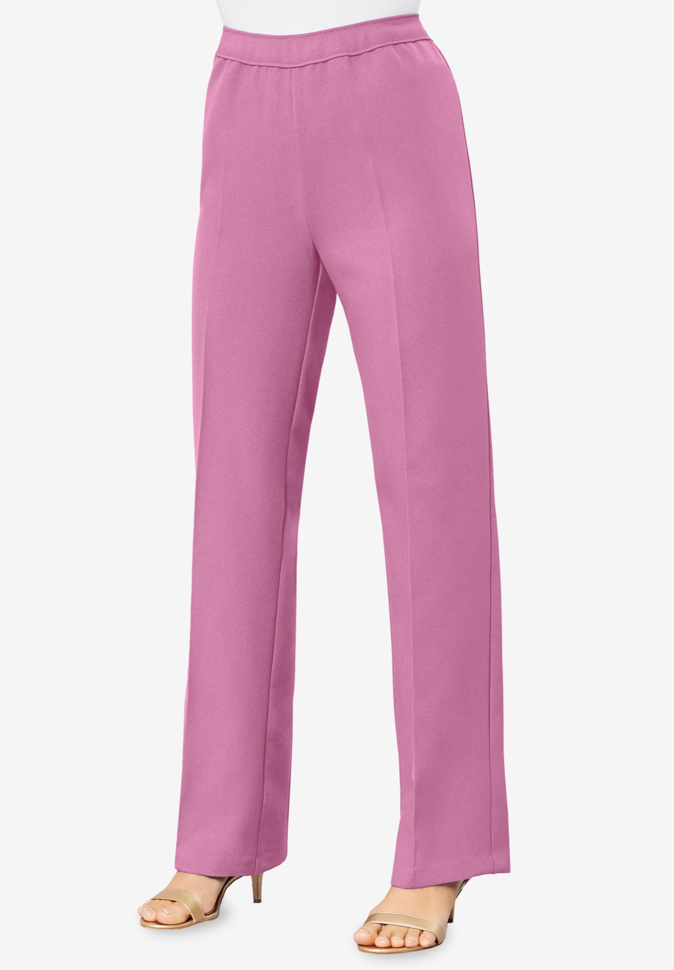 Plus Size Wide Leg Bend Over&reg; Pant image number 3