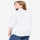 Pintucked Button Down Gauze Shirt image number null