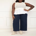 ELOQUII Elements Twofer Shirt With Sweater image number null