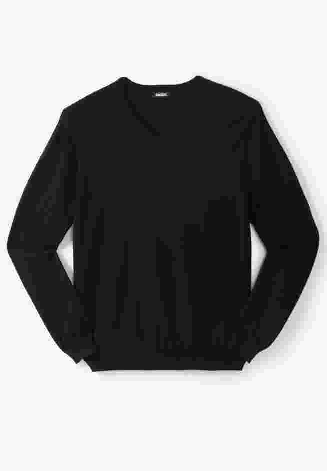 Pima V-Neck Sweater image number 0