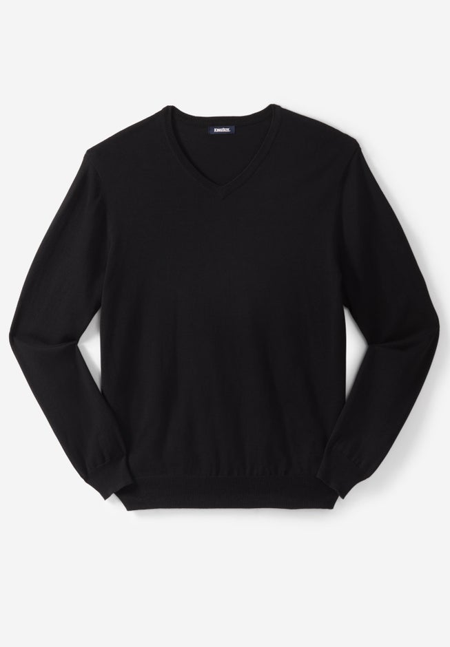 Pima V-Neck Sweater image number 0