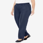 Woven Hassle-Free Pull-On Pants image number null