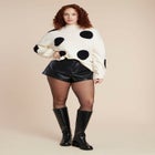Polka Dot Sweater image number null