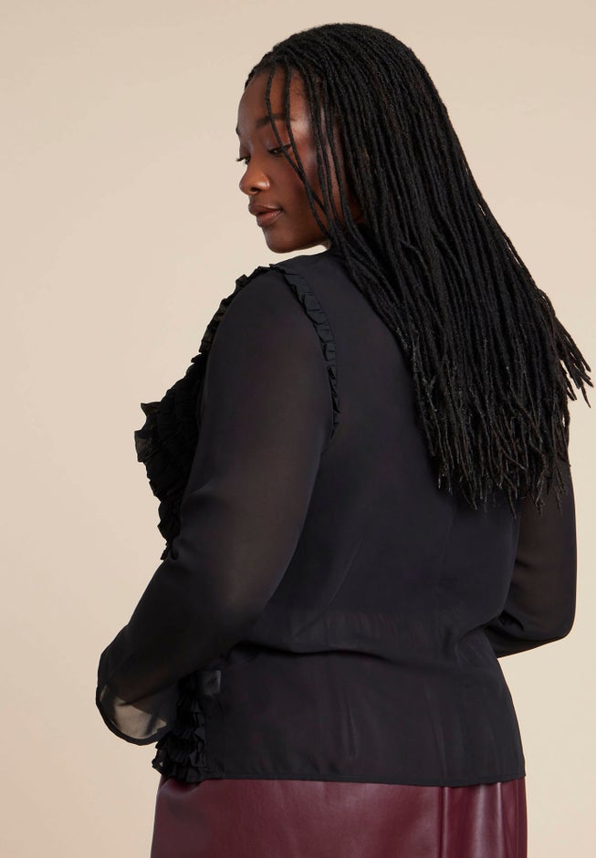 Textured Smocked Top image number 1