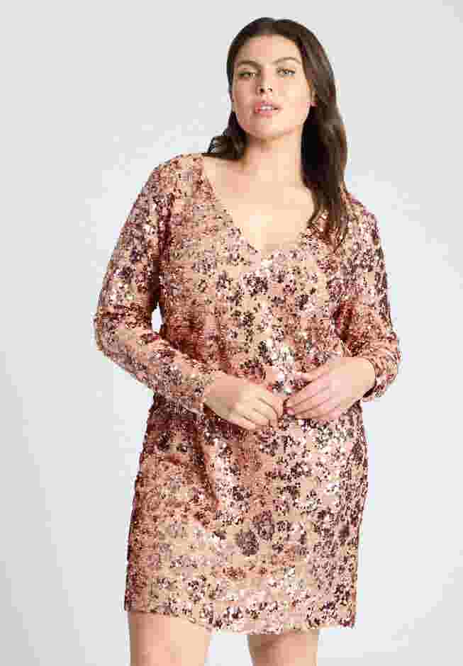 V Neck Mini Dress image number 2