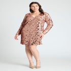 V Neck Mini Dress image number null