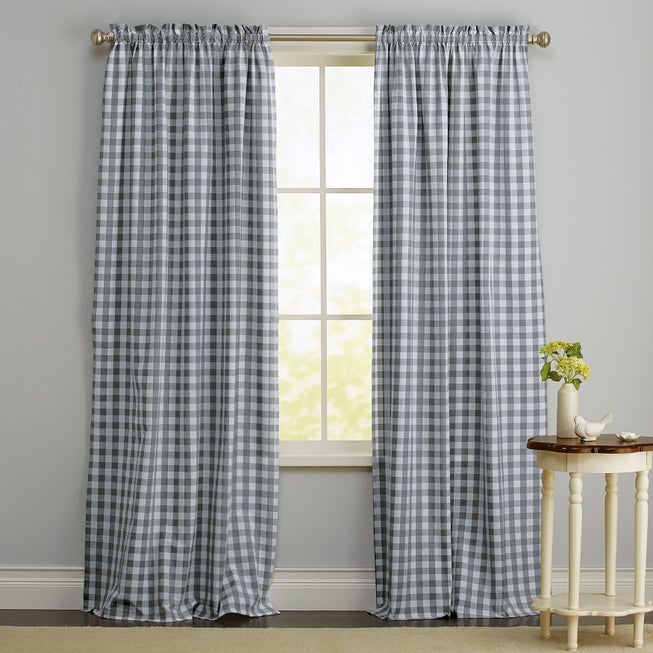 Buffalo Check Rod-Pocket Panel image number null