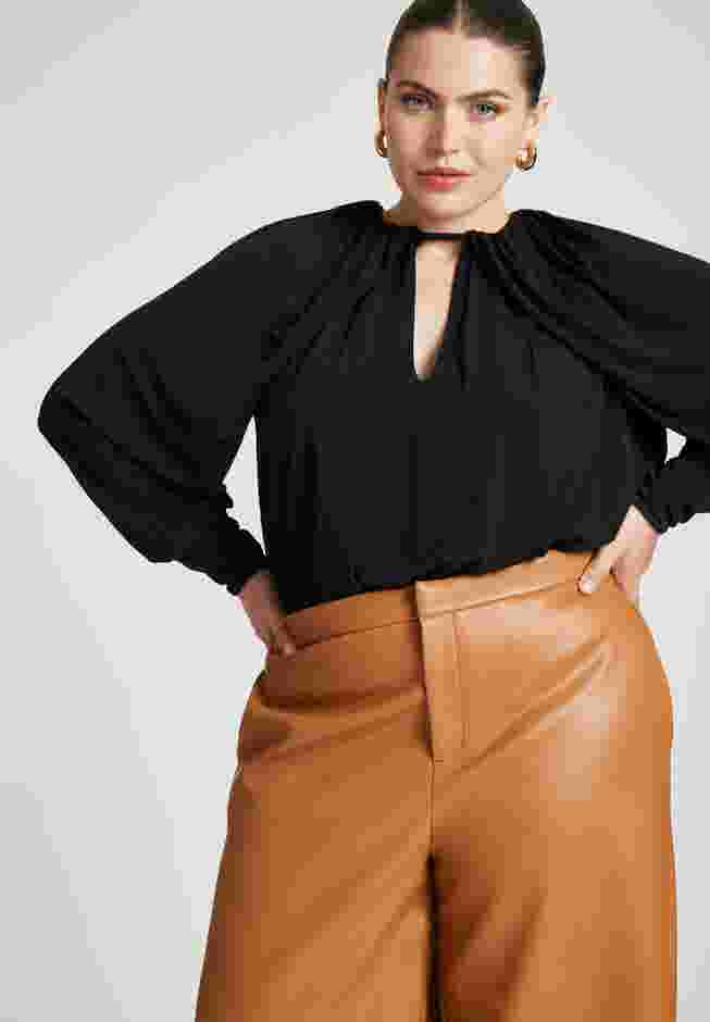 Draped Neckline Bodysuit image number 2