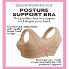 Front Close Wireless Posture Bra image number null