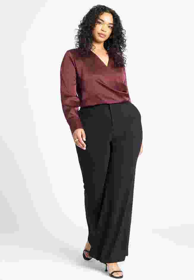 Draped Surplice Top image number 3