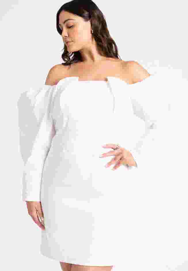 Mutton Sleeve Mini Dress image number 1
