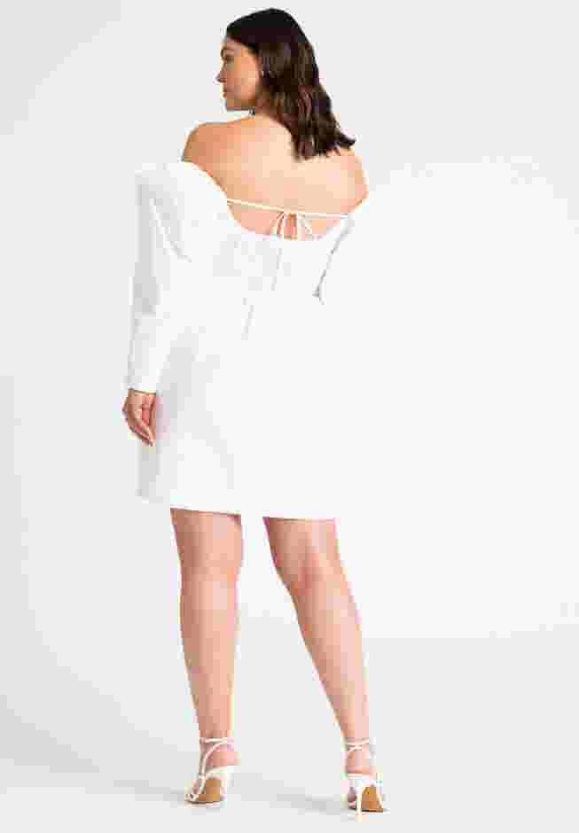 Mutton Sleeve Mini Dress image number 3