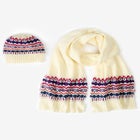 Fair Isle Hat & Scarf Set image number null