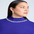 Embellished Neckline Sweater image number null